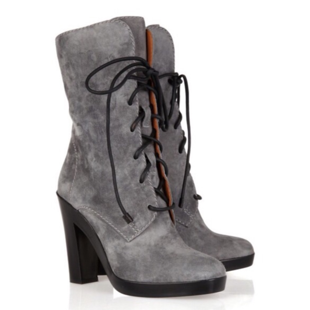 Reed Krakoff suede lace up boots